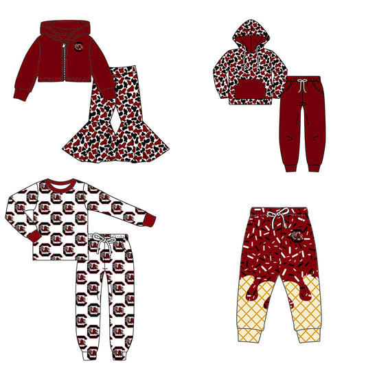 ( Moq 5 each style ) Baby Boy Girl Team Sibling Pants Set 8.7