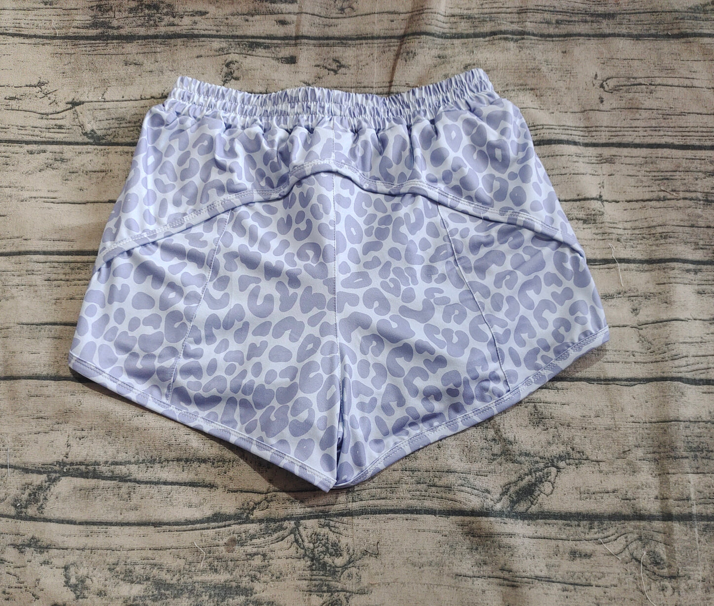 Adult Women Grey Camo Yoga Active wear Bottoms Shorts RTS