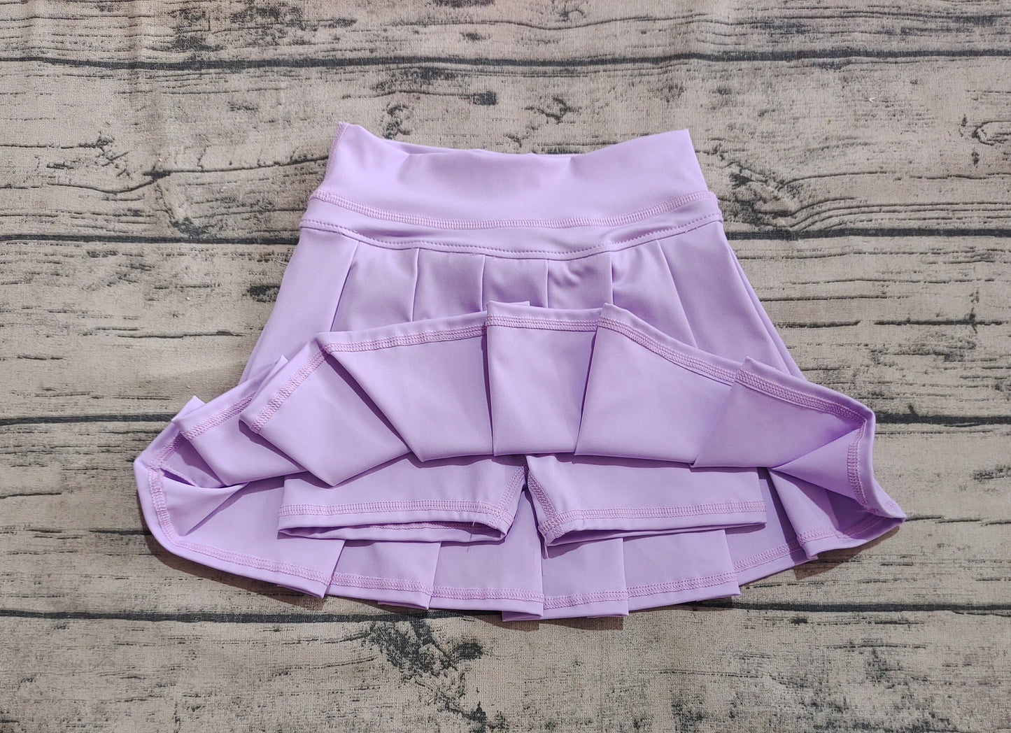 Baby Girl Toddler Purple Yoga Active Shorts Skirt Skorts Bottoms RTS