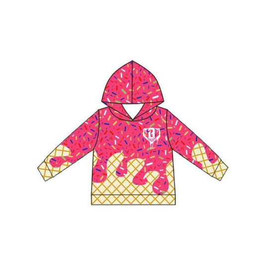 ( Moq 5 ) Baby Boy Girl Long Sleeves Plaid Candy Hoodie Team Shirt Tops 7.3