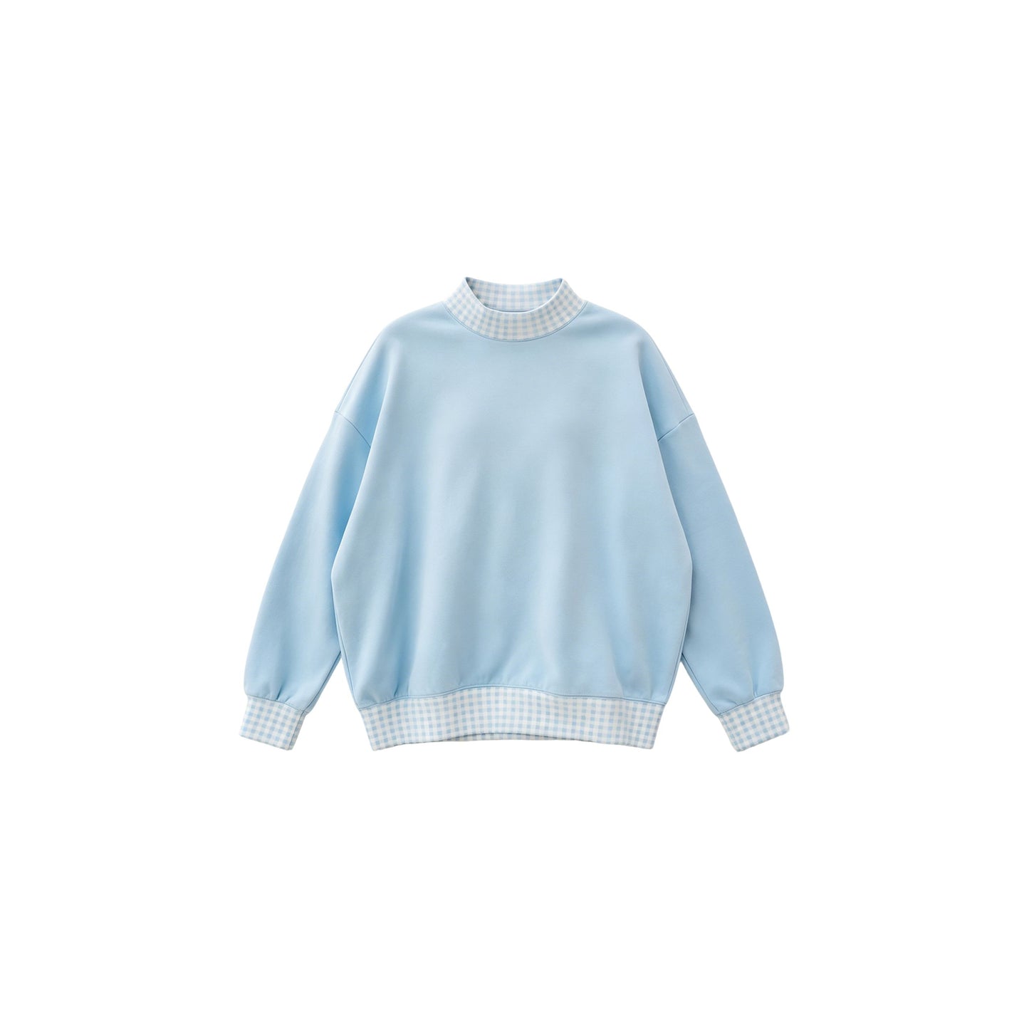 ( Moq 5 ) Preorder Baby Girls Kids Long Sleeves Blue Pullover Shirt Tops Clothes