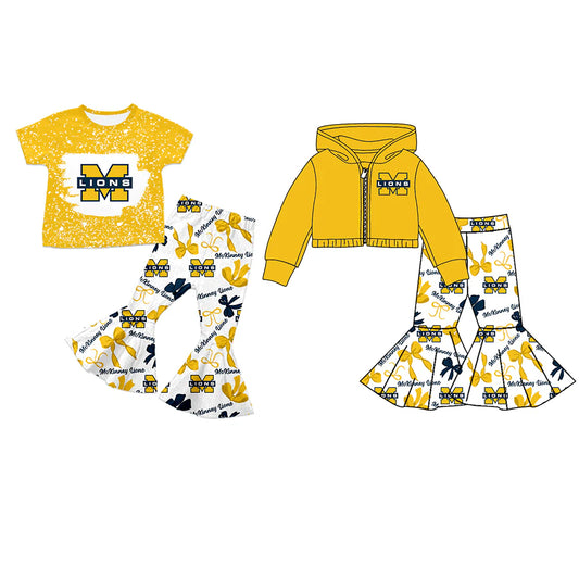 ( Moq 5 each style ) Baby Girl M Team Sibling Bows Dress Set 7.22