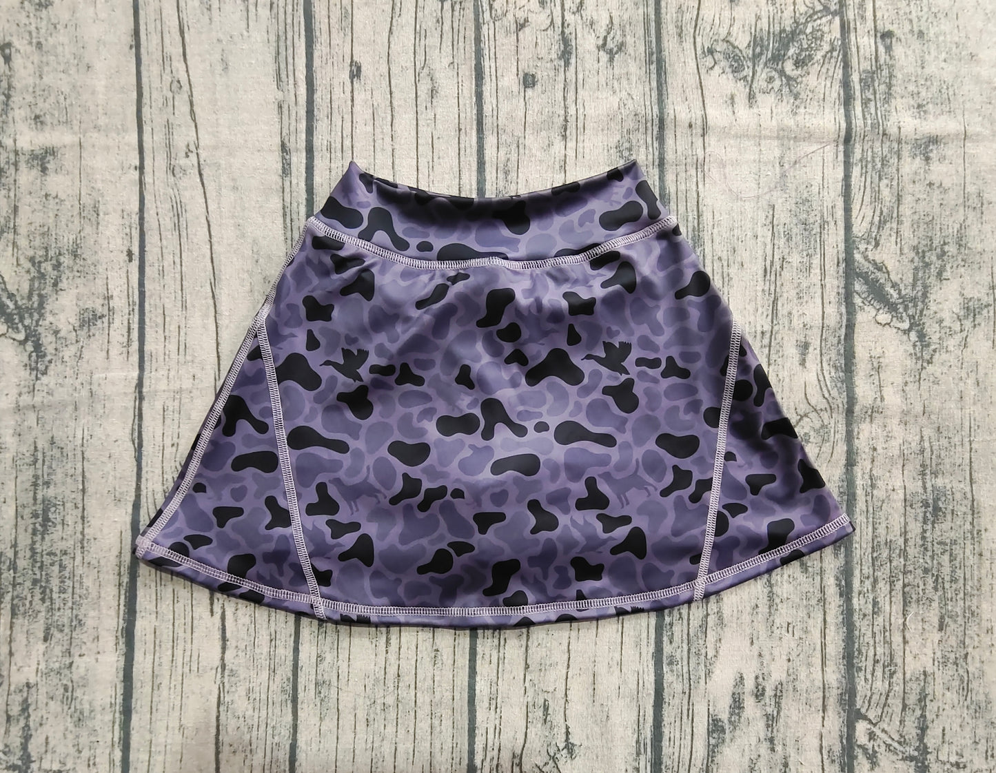 Baby Girl Dark Grey Camo Skorts Summer Yoga Acitve Bottom RTS