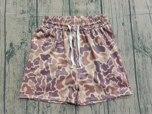 ( No moq ) Preorder Baby Boys Camo Pockets Adjustable Shorts Southern Bottom