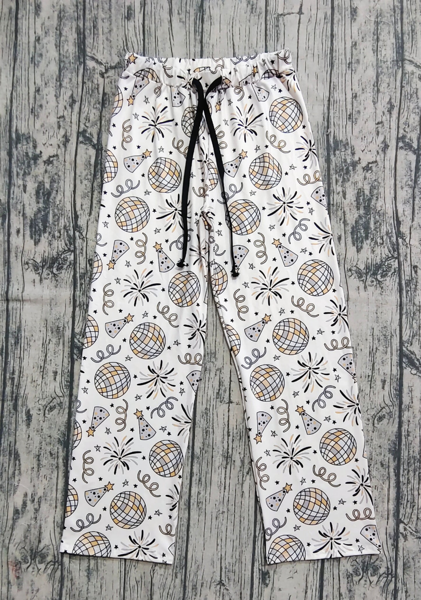 Adult Women Happy New Year Pajamas Pants RTS