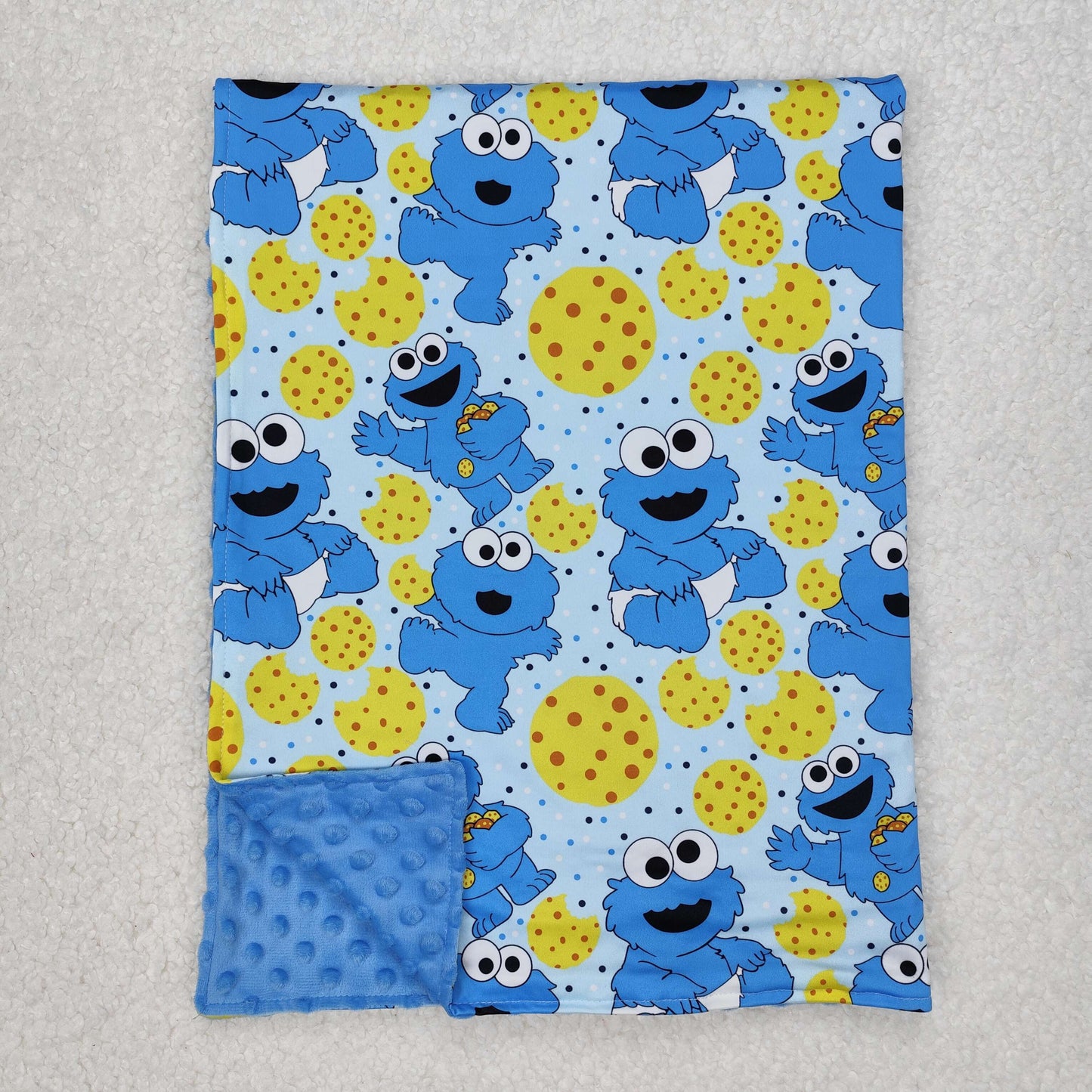 Baby Kids Toddler Cartoon Cookie Minky Blanket RTS