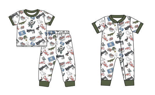 Baby Boy Short Sleeves Animals Sibling Romper Set ( Moq 5 Each Design ) 12.14