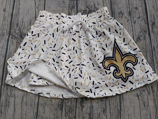 ( Moq 5 ) Baby Girl Summer Shorts Skirt Team Skort Bottoms