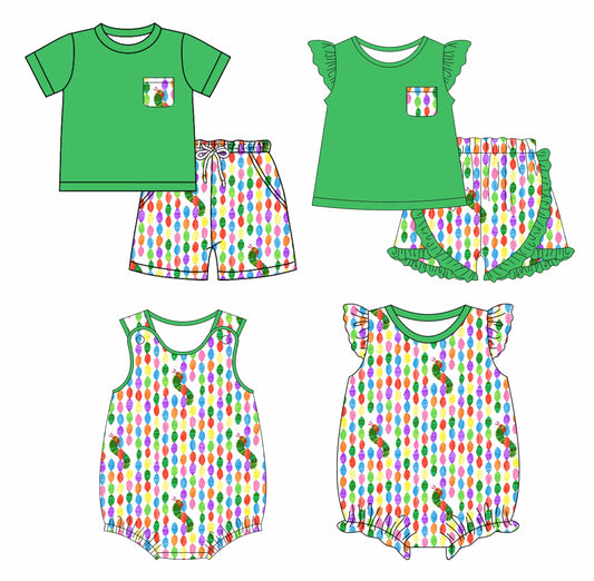 Baby Boy Girl Back To School Sibling Romper Set ( Moq 5 Each Style ) 2.27