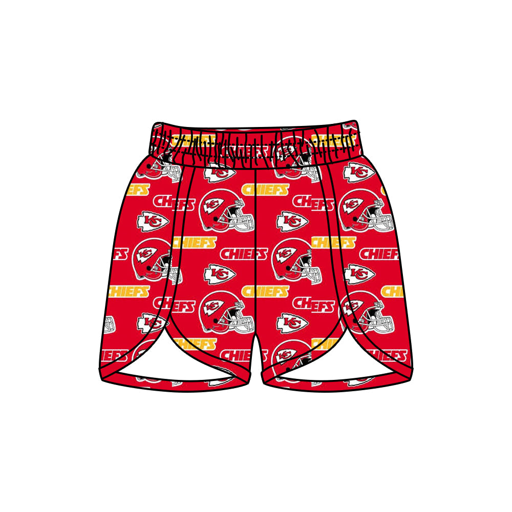 Adult Women Waist Team Red Shorts ( Moq 5 )