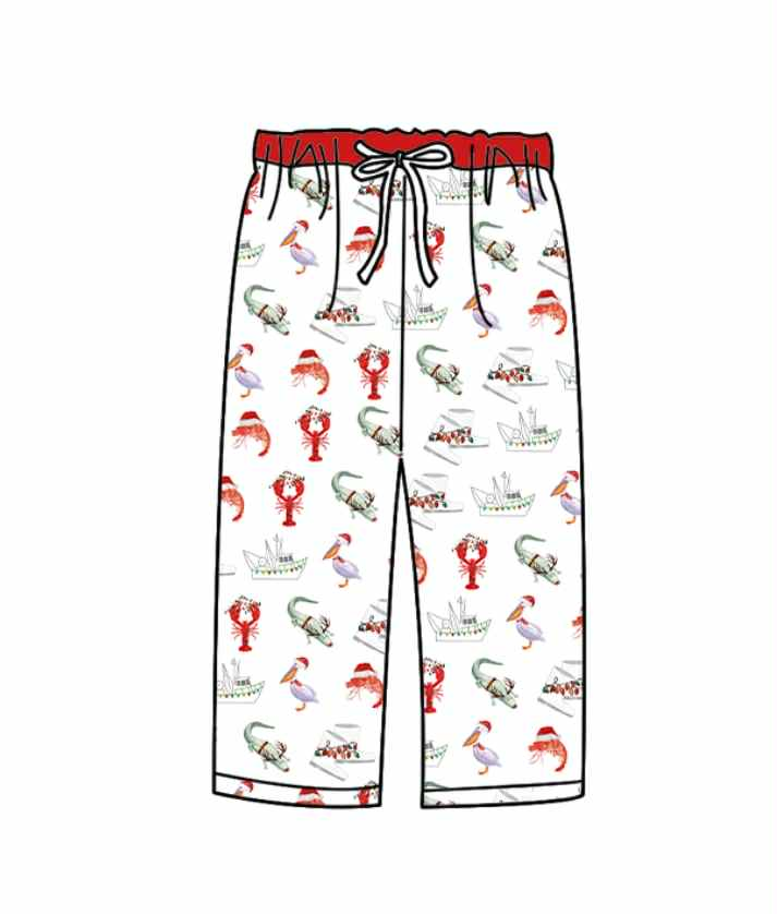 Customized Adult Women Christmas Pajamas Bottom Pants ( Moq 5 )