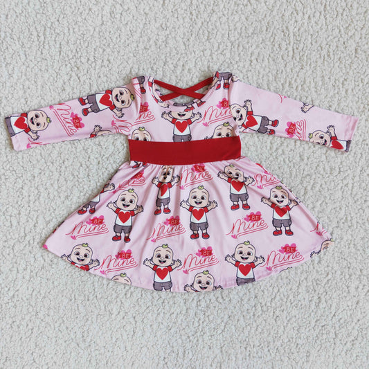 Promotion Baby Girl Valentine's Hearts Twirl Dress RTS