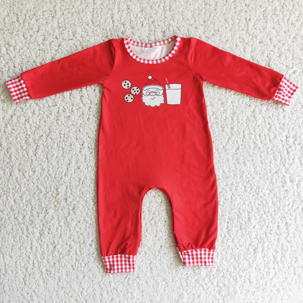 Promotion 6 B11-27 Baby Boy Christmas Santa Cake Red Romper