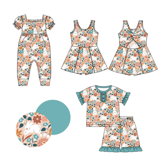 Baby Girl Flower Sibling Dress Romper Set ( Moq 5 Each Style ) 1.4