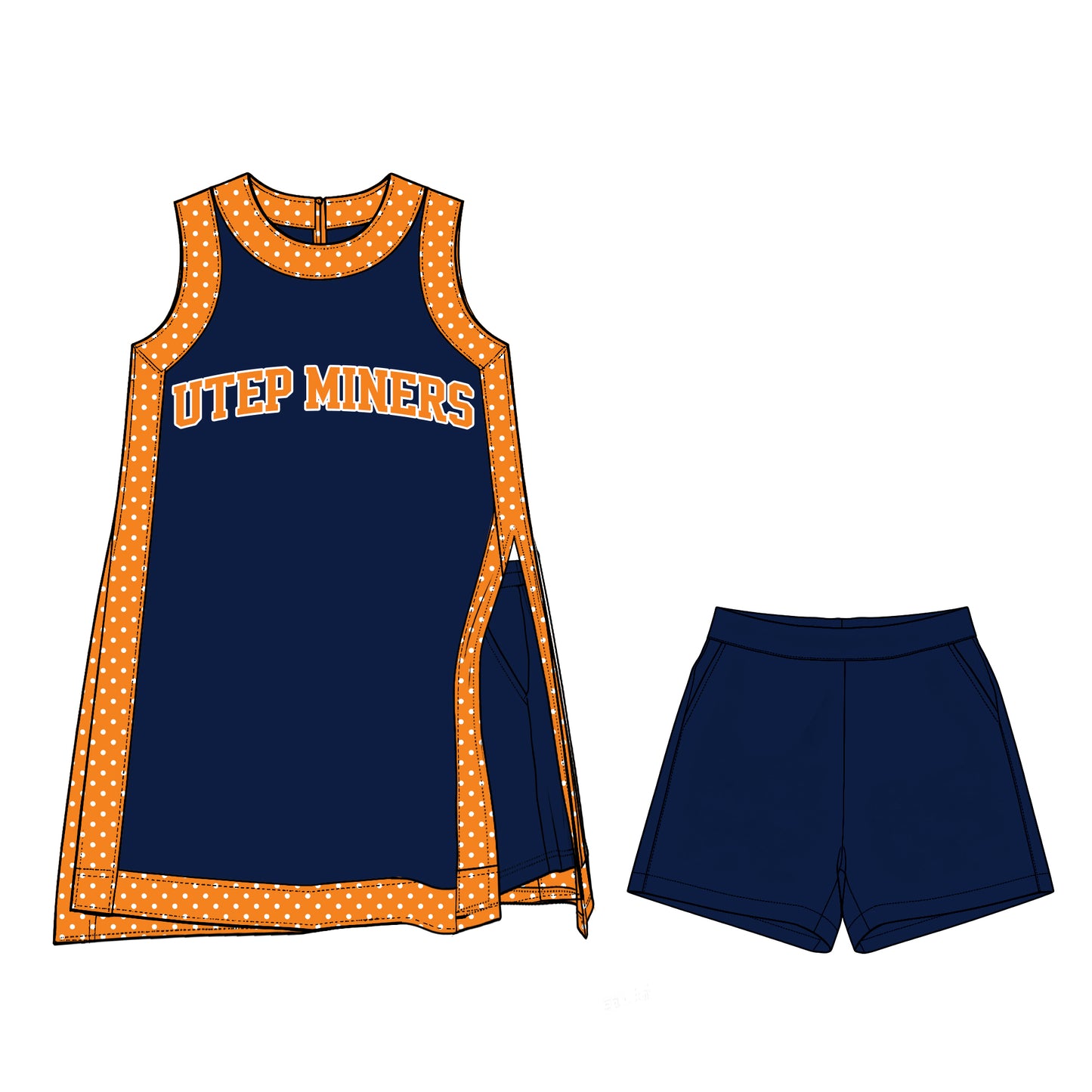 ( Moq 5 ) Baby Girls Kids Sleeveless Team Tops Shorts Team Set Clothes