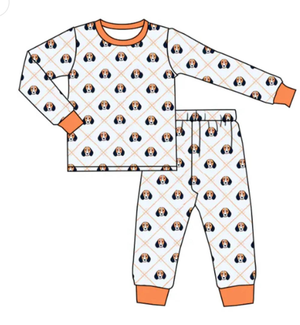 Baby Boy Dogs Team Shirt Pants Pajamas Set