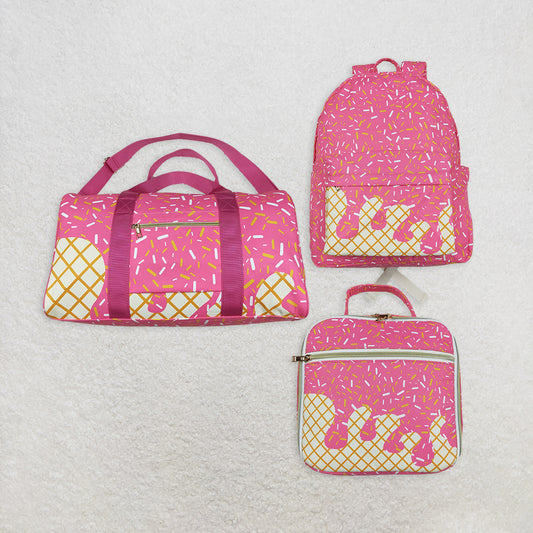 Kids Toddler Adult Pink Teams Duffle Gym Backpack Lunch Bag Sibling Bags