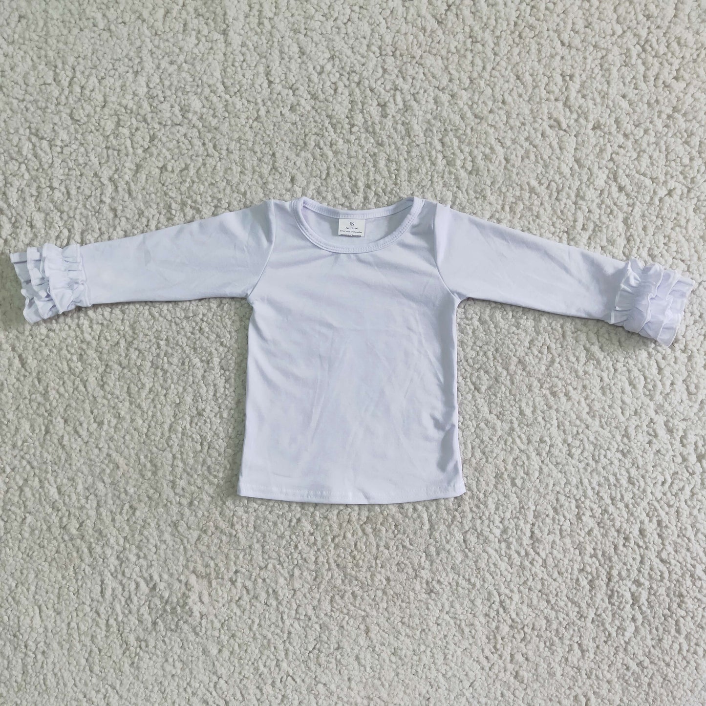 Sibling Girls Long Sleeves Cotton Tee Shirt Kids Tops RTS