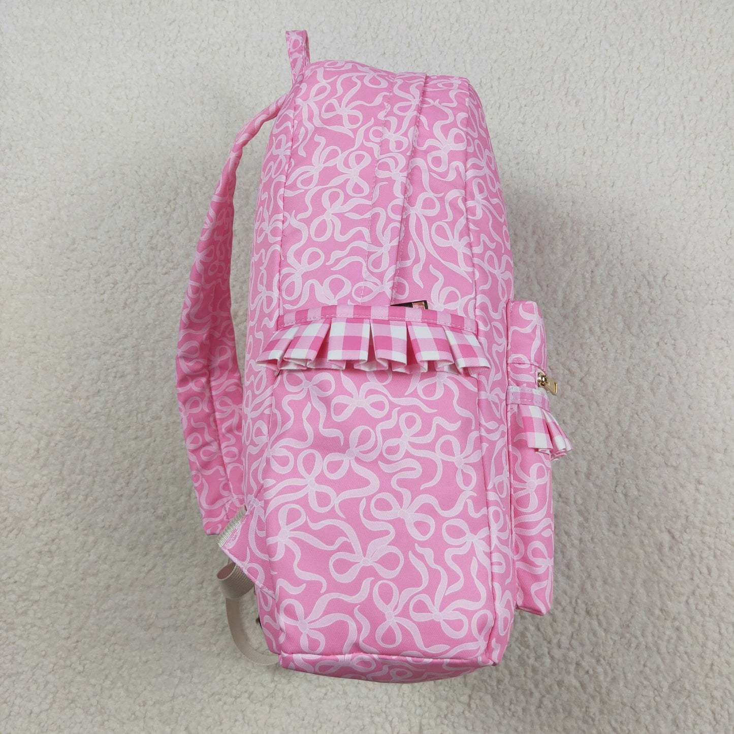 Baby Girl Toddler Pink Bows Backpack Bags RTS