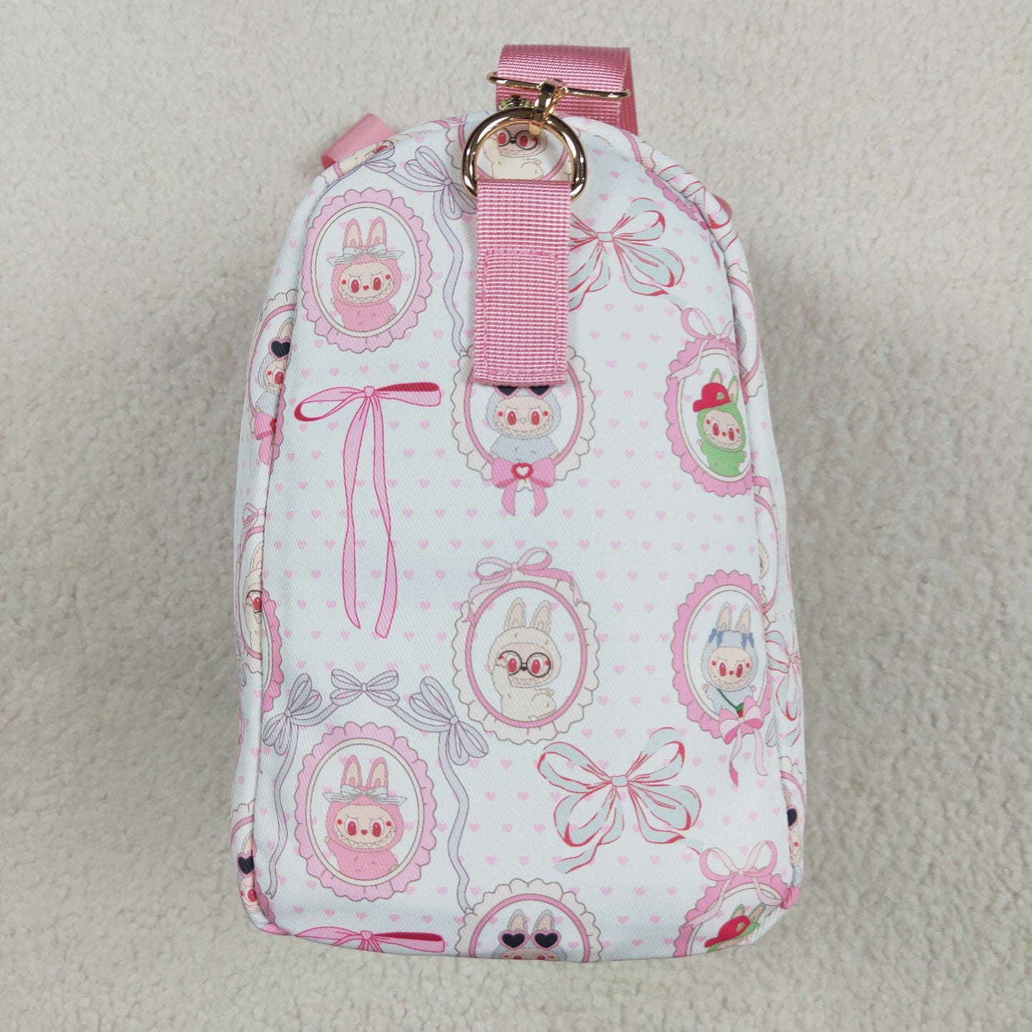 Baby Girl Kids Adult Cartoon Bows Travel Package Gym Bags RTS