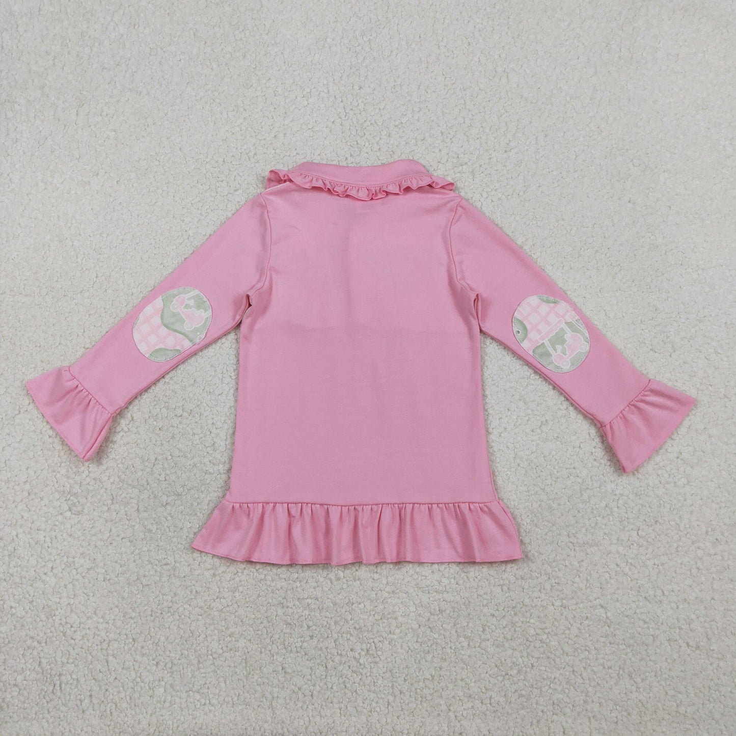 Baby Boys Blue Long Sleeves Golf Buttons Pullover Shirt RTS