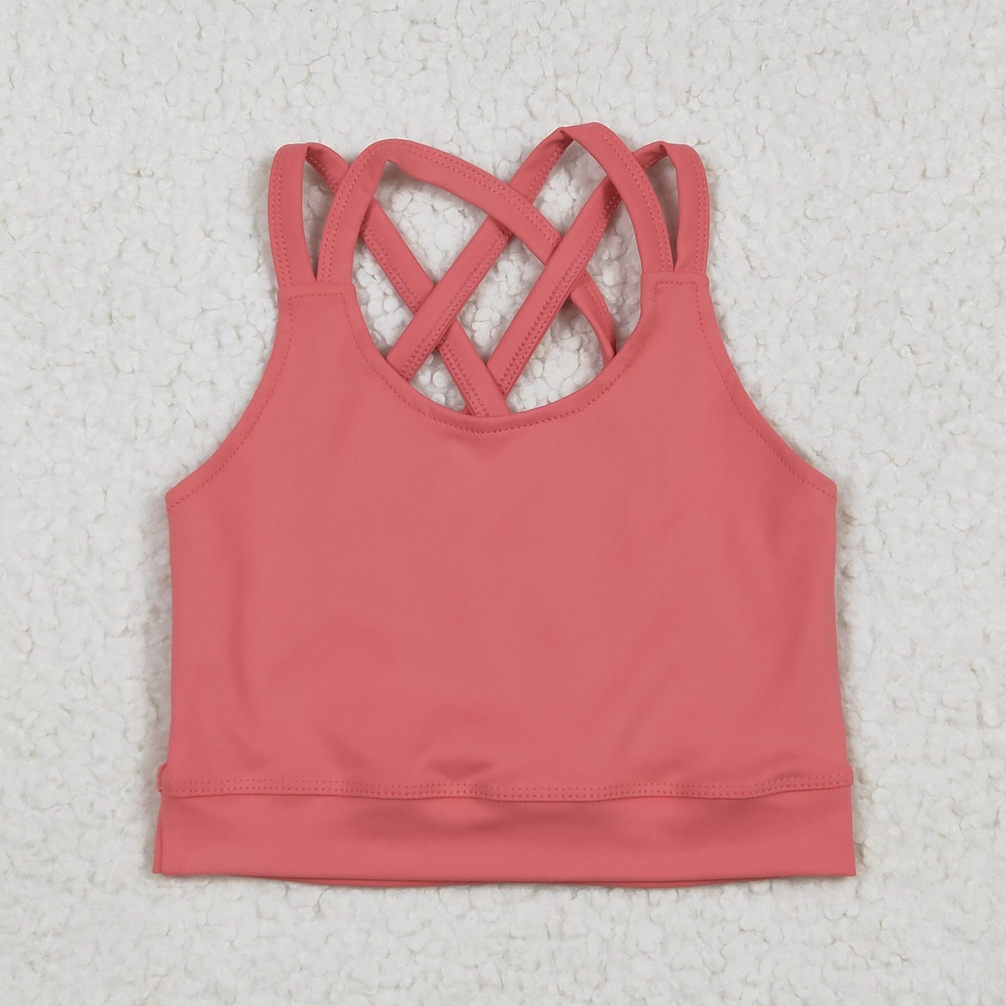 Baby Girl Sleeveless Yoga Active Wear Sports Vest Summer Tops RTS