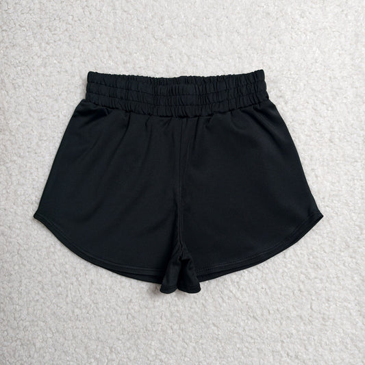 Baby Girls Kids Black Shorts Bottoms Yoga Active Clothes RTS