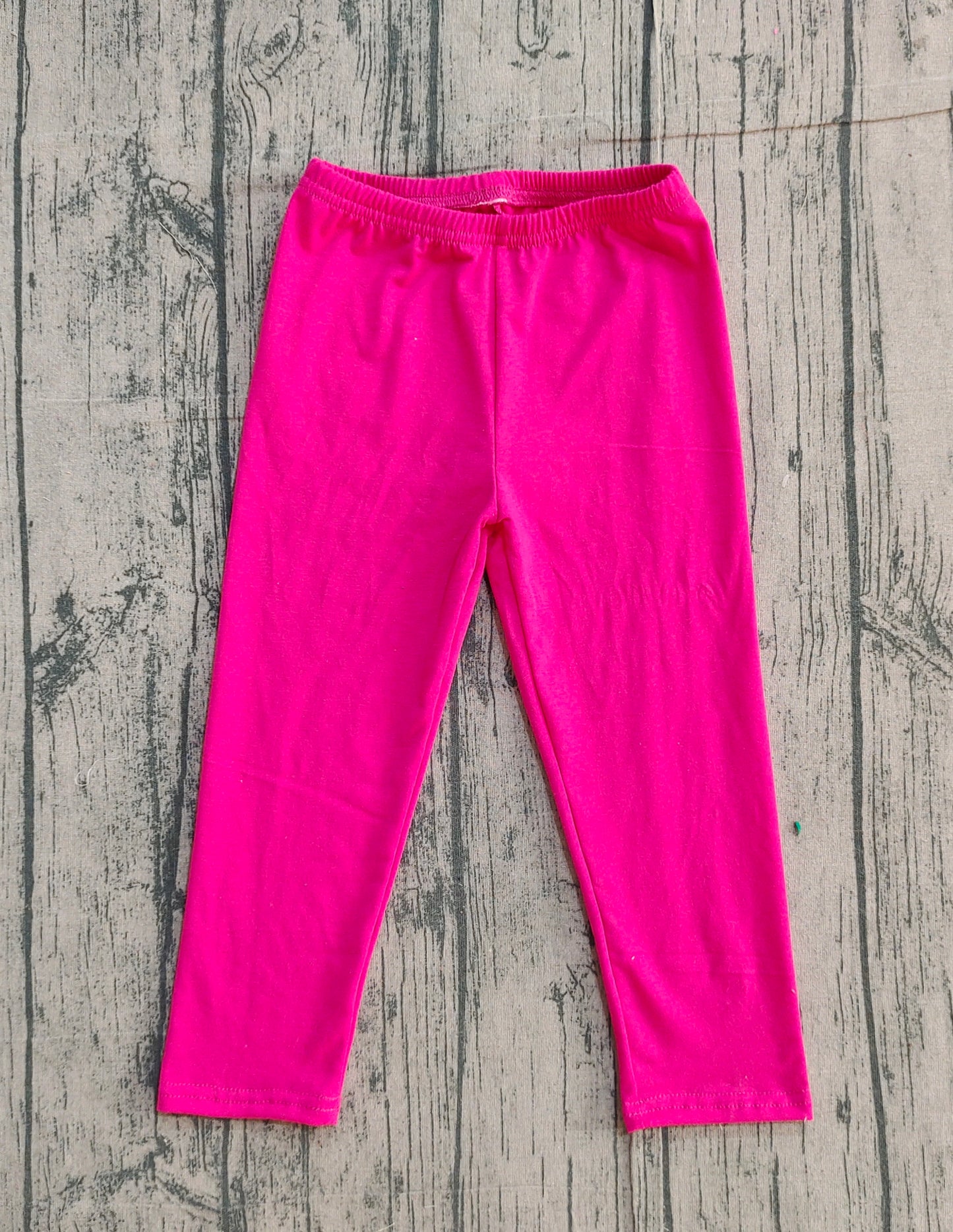 Baby Girls Kids Hot Pink Cotton Leggings Pants Bottoms RTS