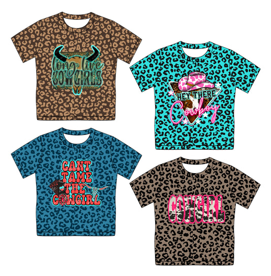 Baby Girl Short Sleeves Western Sibling Shirt ( Moq 5 Each Style ) 12.23