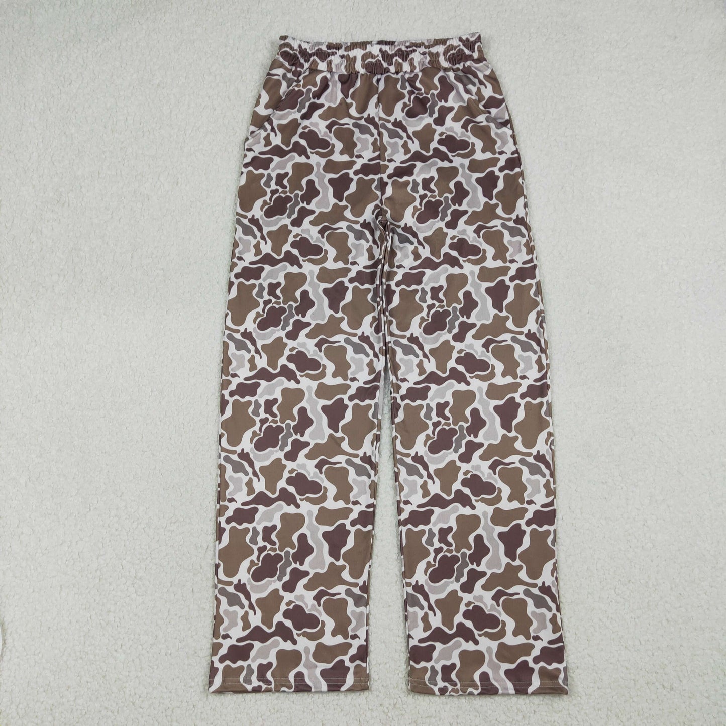 Adult Women Camo Pockets Pants Southern Bottom RTS