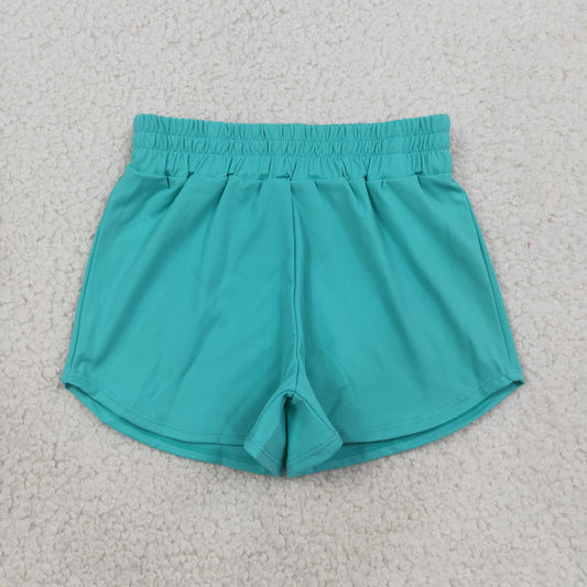 Baby Girls Kids Shorts Bottoms Yoga Active Green Clothes RTS