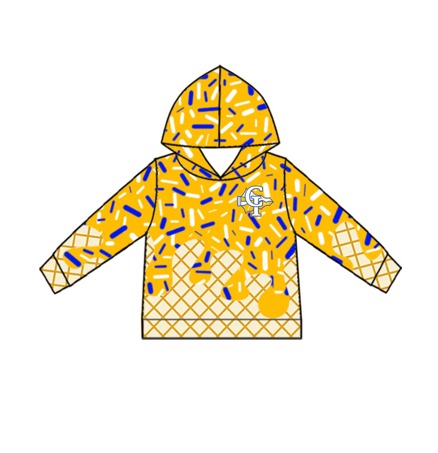 ( Moq 5 each style ) Baby Boy Team Sibling Yellow Drip Shorts Shirt 7.24