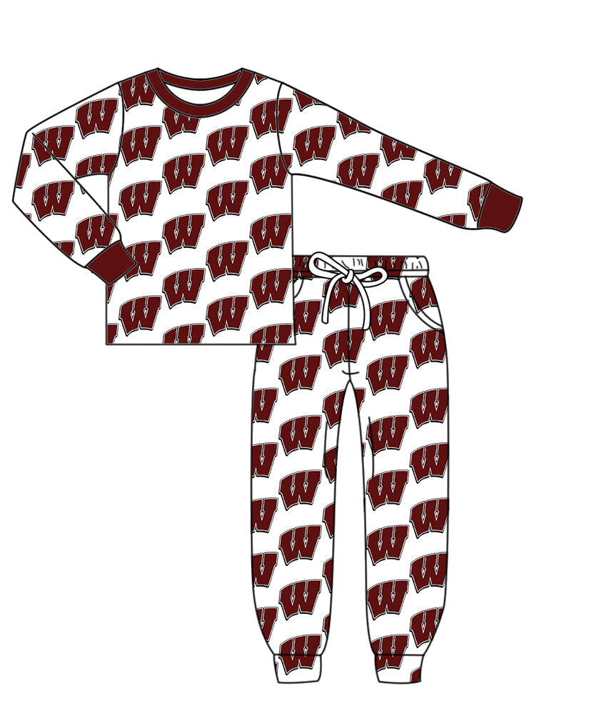 ( Moq 5 each style ) Baby Boy Girl Team Sibling Shirt W Set 8.7