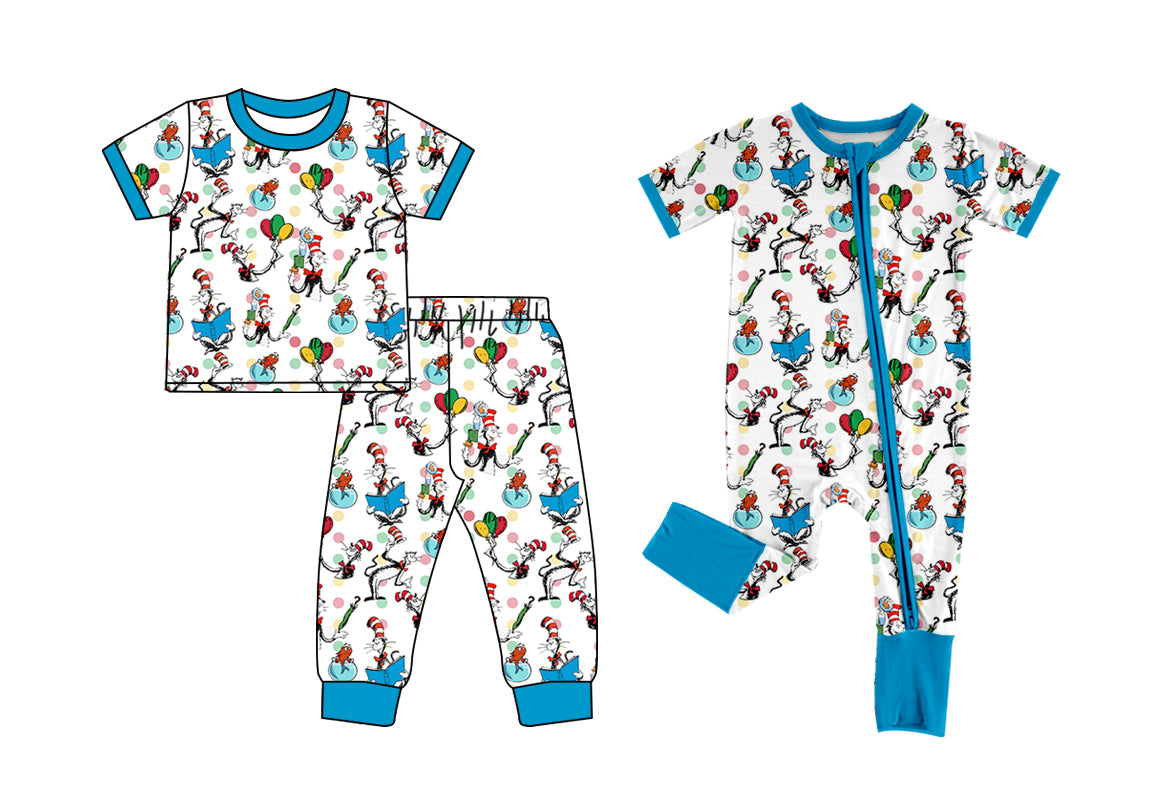 Baby Boy Short Sleeves Sibling Reading Romper Clothes Set ( Moq 5 Each Design )12.2