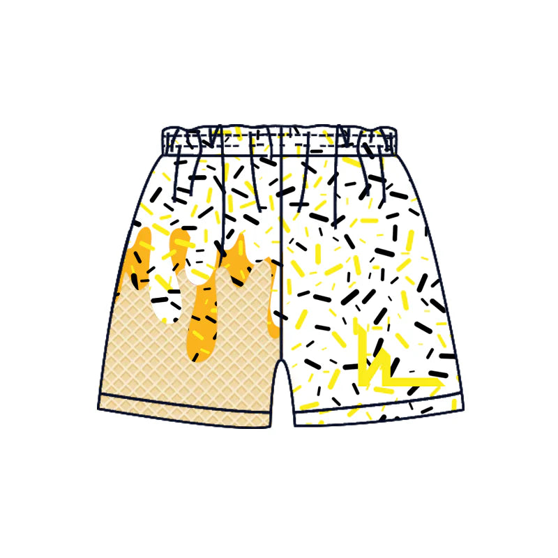 ( Moq 5 each style ) Baby Boy Summer Team Sibling Drip Shorts Shirt 7.18