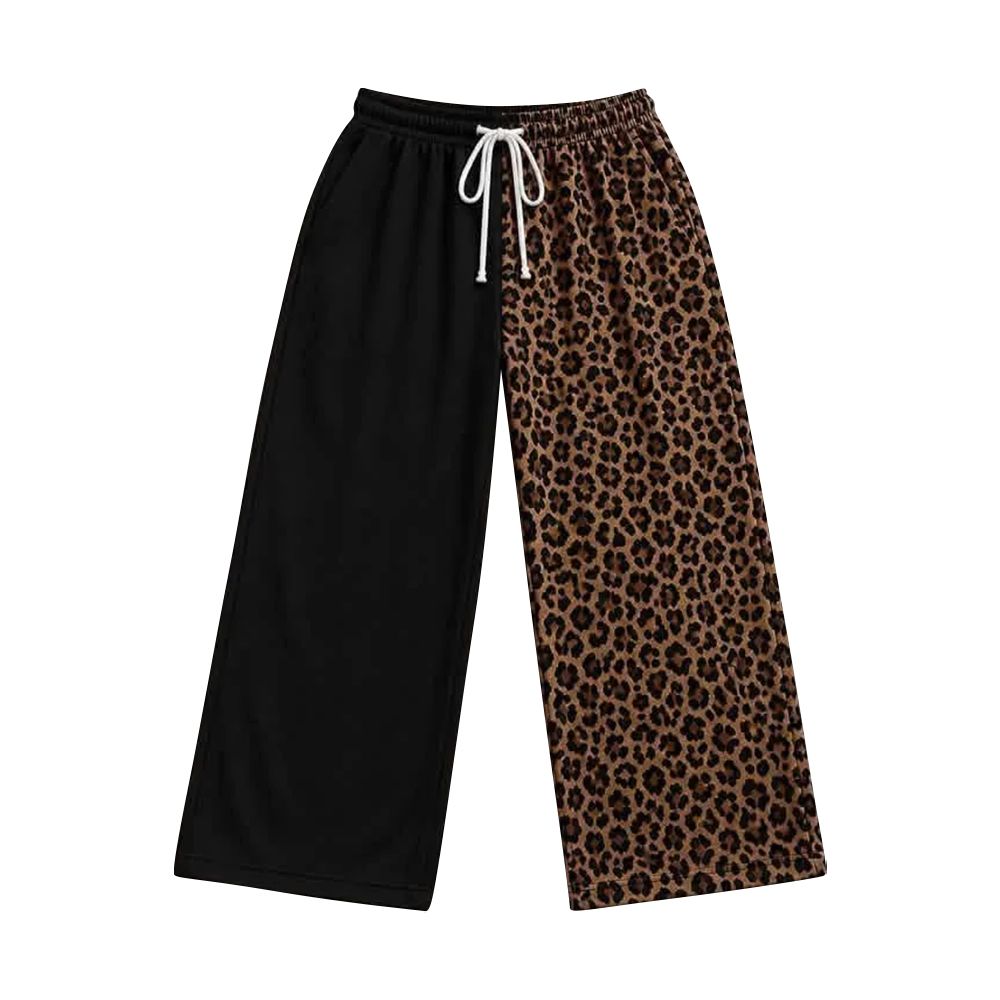 ( Moq 5 ) Preorder Adult Women Pockets Leopard Pants Bottoms Clothes