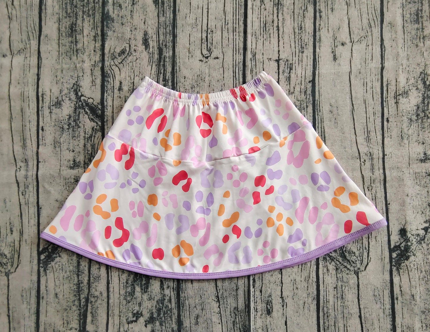 Baby Girl Toddler Colorful Leopard Skirt Summer Bottom RTS