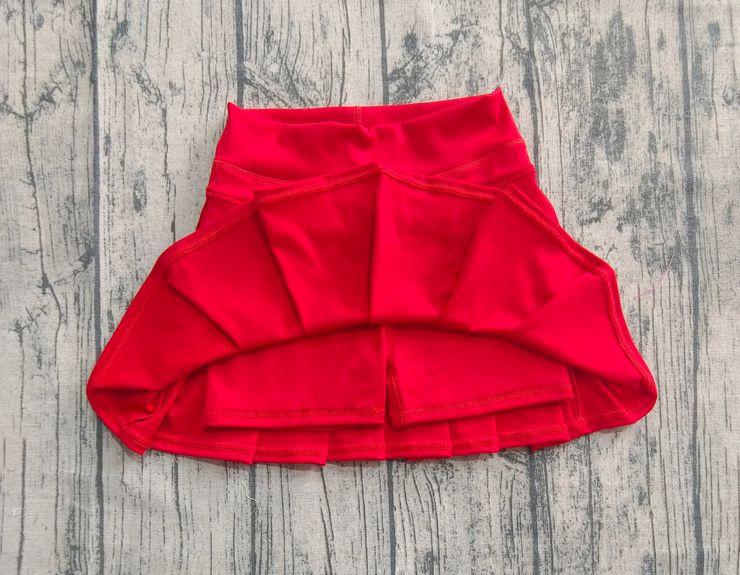 Baby Girl Toddler Red Yoga Active Shorts Skirt Skort Summer Bottom RTS