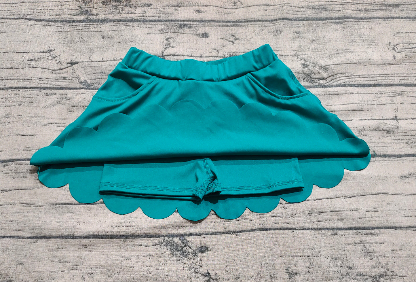 Baby Girl Dark Green Yoga Active Skorts Bottoms  RTS