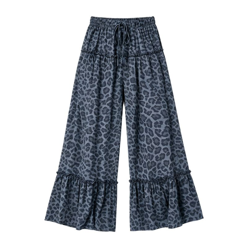 ( Moq 5 ) Preorder Adult Women Black Camo Ruffle Pants Bottoms
