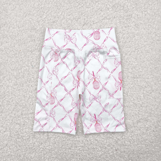 Baby Kids Toddler Pink Bows Yoga Active Shorts Bottoms RTS
