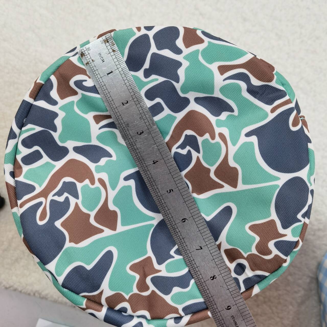 BA0160 Baby Girl Pink Checkered Baskets Easter Rabbit Bag