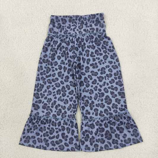Baby Girls Kids Black Camo Ruffle Pants Bottoms Clothes RTS
