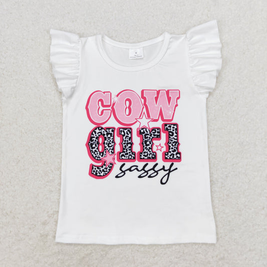 Baby Girl Short Sleeves Cowgirl Sassy Summer Shirt