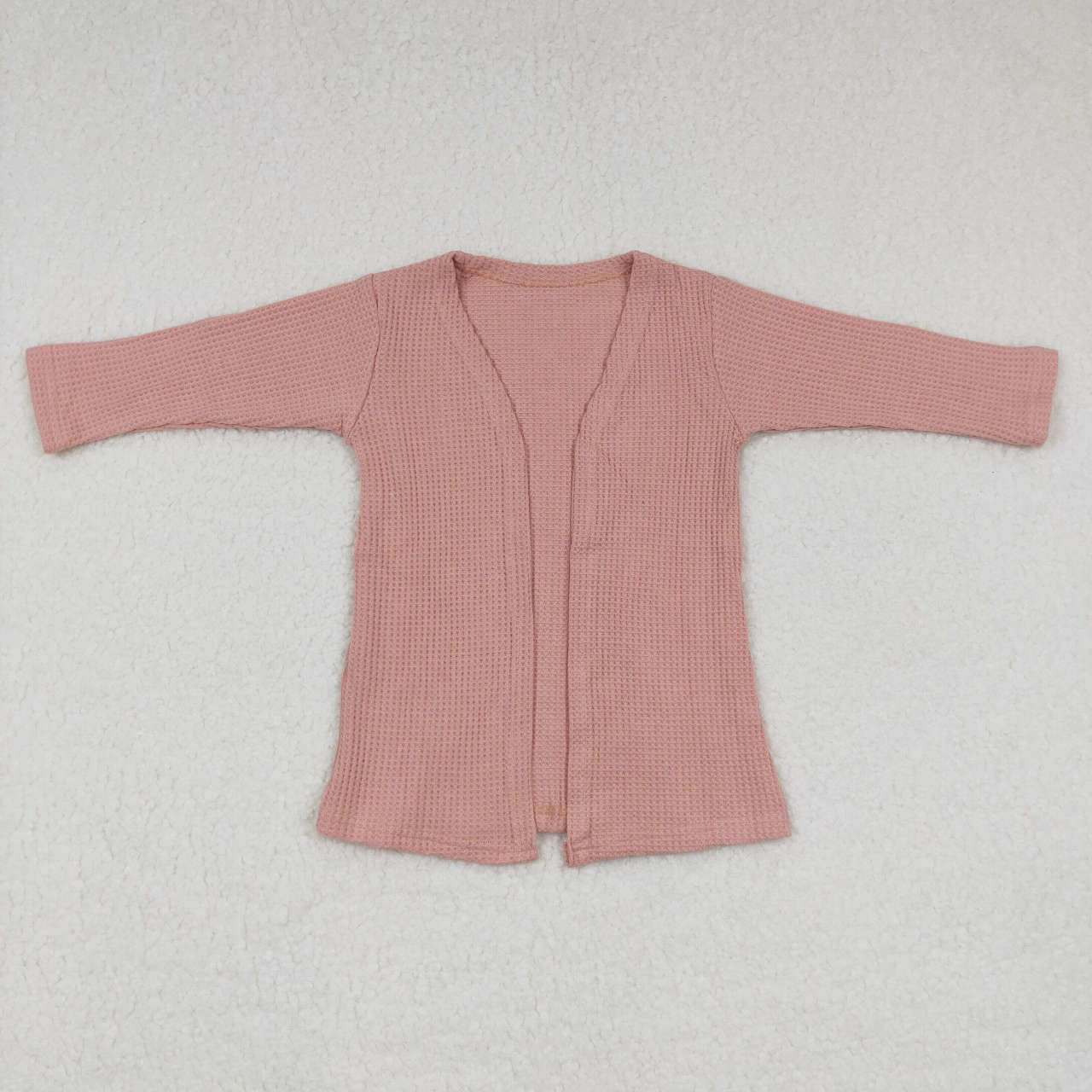 GT0248 Baby Girl Yellow Long Sleeves Cardigan Sweater Coat