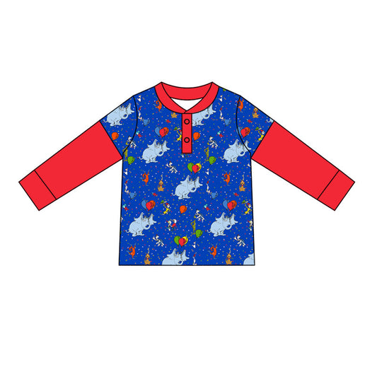 Baby Boy Dr Reading Long Sleeves Shirt Moq 5