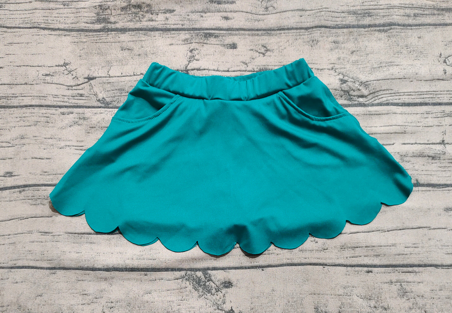 Baby Girl Dark Green Yoga Active Skorts Bottoms  RTS