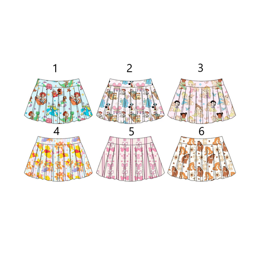 Baby Girl Summer Cartoon Sibling Shorts Skirt Skorts Bottoms ( Moq 5 Each Style ) 4.2
