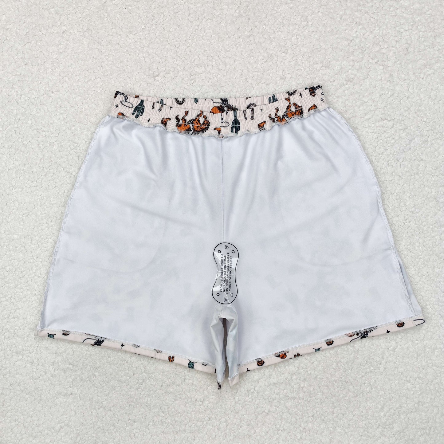 Daddy and Me Baby Boy Adult Rodeo Cactus Western Swim Trunks Shorts
