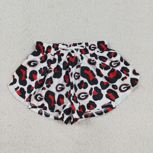 Baby Girls Kids Leopard G Team Yoga Active Ruffle Shorts Bottom RTS
